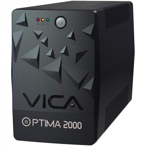 No Break Vica Optima 2000 2000VA 1200W 8 Contactos