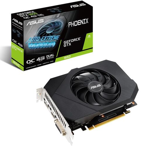 Tarjeta De Video Nvidia Asus Phoenix GTX 1650 OC 4GB GeForce GDDR6 PH-GTX1650-O4GD6