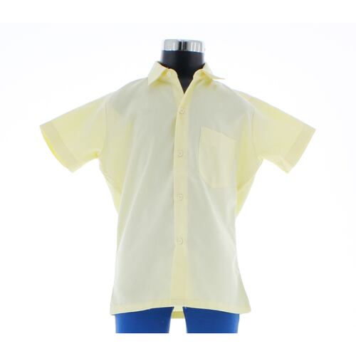 Camisa para Niño Color amarilla Manga Corta 3687 1 A 18 Años.