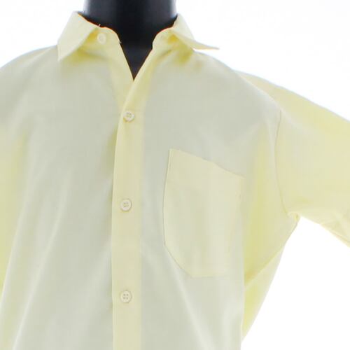 Camisa para Niño Color amarilla Manga Corta 3687 1 A 18 Años.