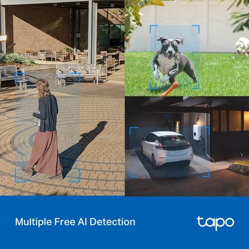 Camara De Vigilancia Tp-Link TAPO C520WS 2K QHD 360 WI-FI Vision Nocturna Exterior