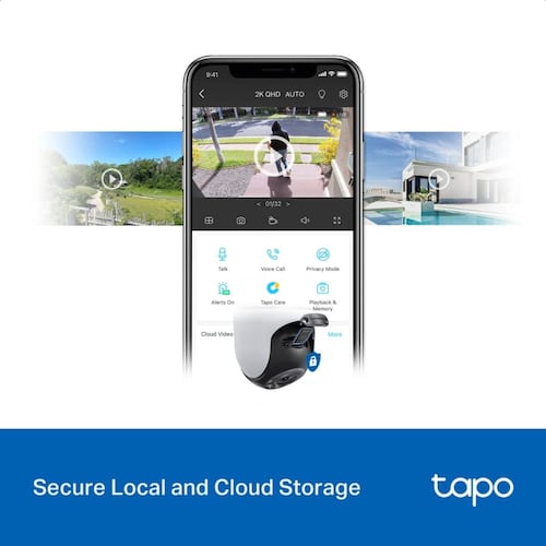 Camara De Vigilancia Tp-Link TAPO C520WS 2K QHD 360 WI-FI Vision Nocturna Exterior