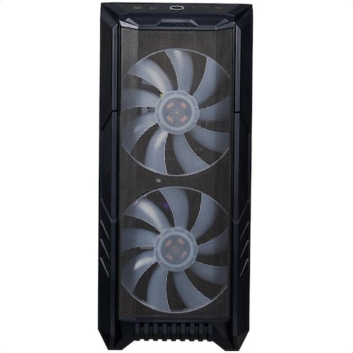 Gabinete Cooler Master HAF 500 ARGB USB3 4 Ventiladores Vidrio Templado Negro H500-KGNN-S00