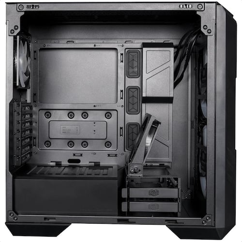 Gabinete Cooler Master HAF 500 ARGB USB3 4 Ventiladores Vidrio Templado Negro H500-KGNN-S00