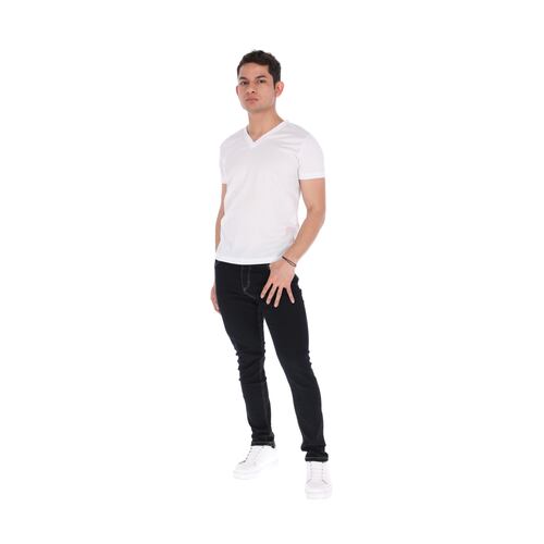 Pantalones De Mezclilla Jeans Skinny Azul Marino 