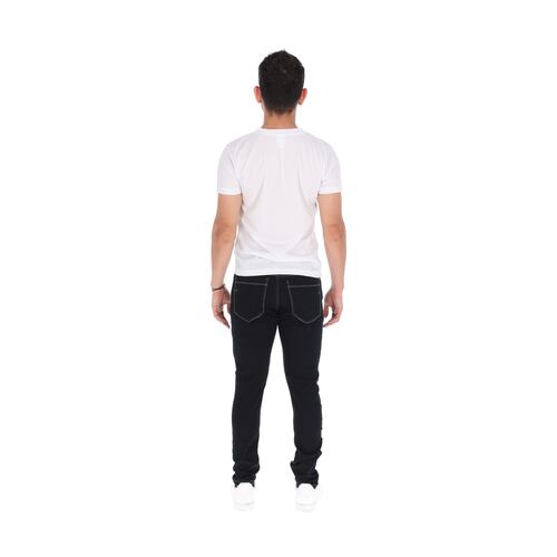 Pantalones De Mezclilla Jeans Skinny Azul Marino 