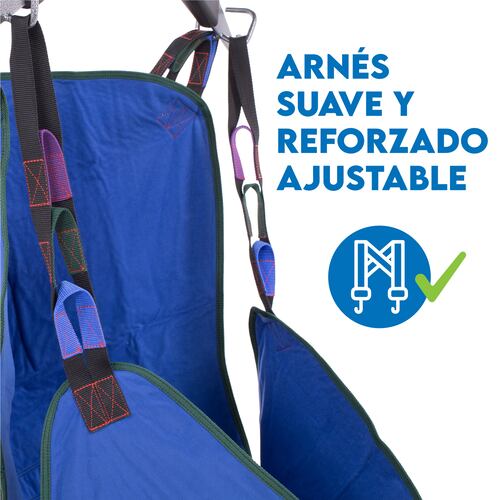 Onof Grua Hidraulica para Pacientes | Control de descenso | ajuste de apertura | 200 kg |.