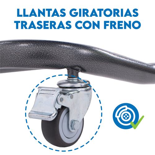 Onof Grua Hidraulica para Pacientes | Control de descenso | ajuste de apertura | 200 kg |.