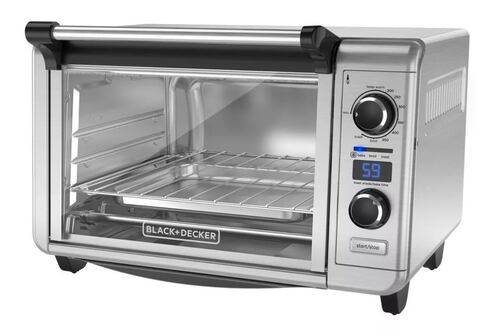Horno Black+decker Tod3300ssd Digital Y Mecánico 120 Voltaje Plata