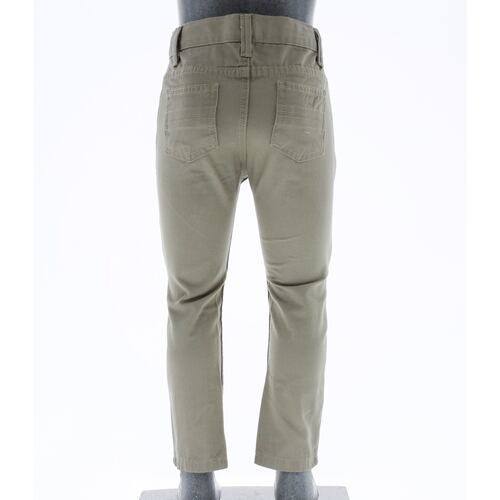 Pantalon Jeans Gabardina Para Niño Color Beige 3690 2 a 18 Años.