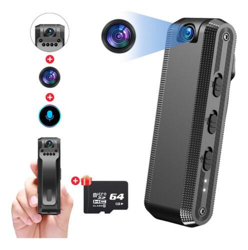 Cámara Web Altumar Mini De 64 Gb, Cámaras Espía 1080p NEGRO
