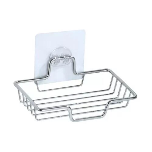 Jabonera De Acero Inoxidable Para Baño Plegable A La Pared Plata 