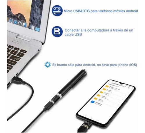 Grabadora De Voz, 64gb Grabadora Pluma De Audio NEGRO/P`LATA 