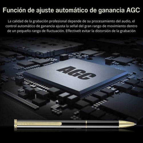 Grabadora De Voz Digital, Grabadora Pluma De Audio NEGRO/DORADO