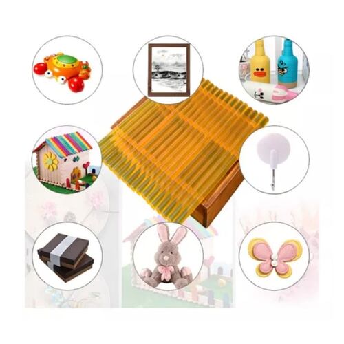 100pcs Amarillo Barras De Silicon Alta Viscosidad 11 270mm 
