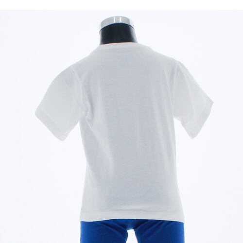 Playera Blanca para Niño T Shirt 2 a 18 Años 3696.