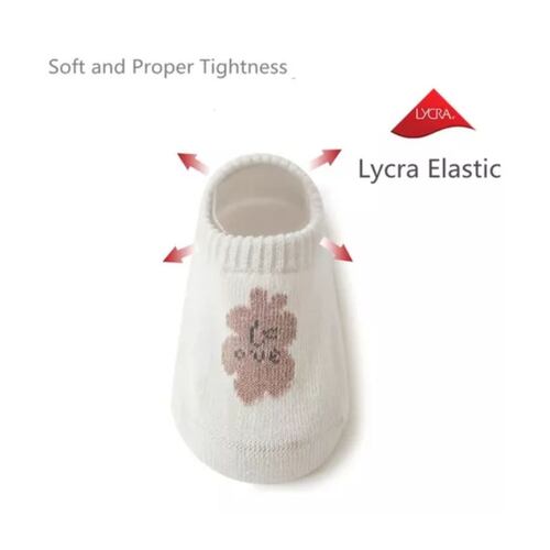 Calcetines Para Bebe Niños De Algodón Ropa De Debe 5pares Talla 0-12m