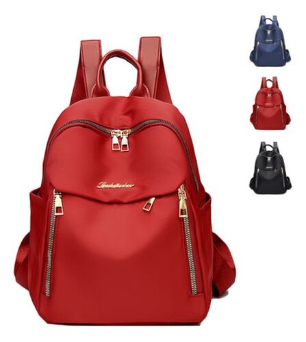 Mochila Para Mujer Moda Impermeable ROJO