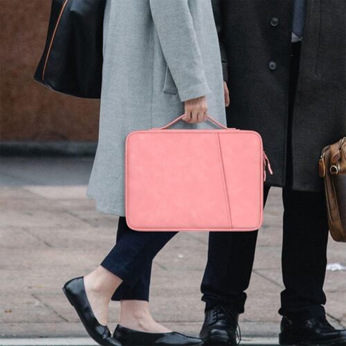 Funda Para Laptop Impermeable Maletin Tableta 13 Pulgadas rosa