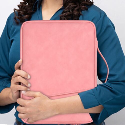 Funda Para Laptop Impermeable Maletin Tableta 13 Pulgadas rosa