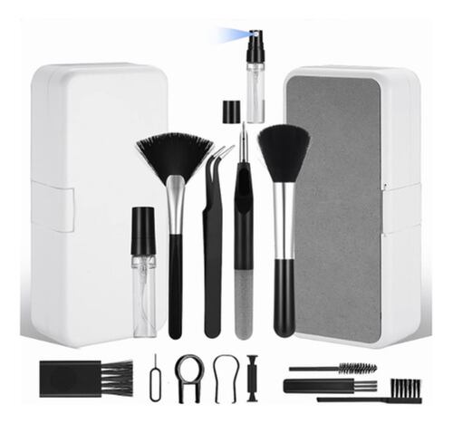 Limpieza Cepillo Kit De Limpieza Teclados Celulares 18 In 1 blanco