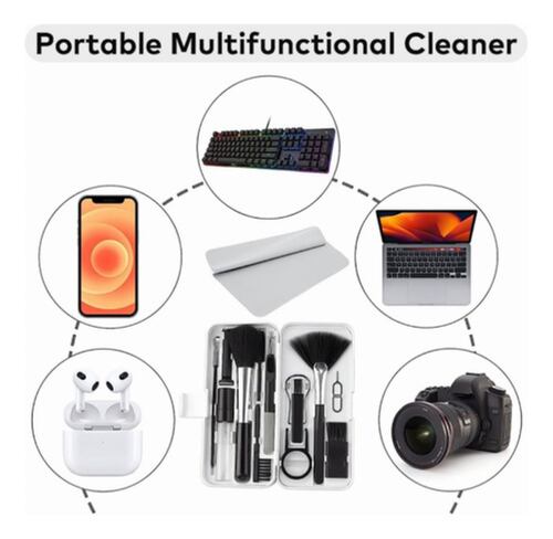 Limpieza Cepillo Kit De Limpieza Teclados Celulares 18 In 1 blanco
