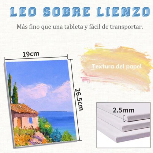 20pcs Lienzo Artístico Para Pintar Acrílico 26.5*19cm Blanco