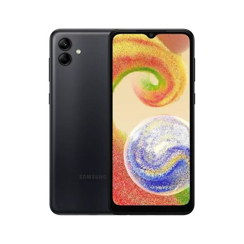 Samsung, Modelo: A04S, 4Gb De Ram Y 128Gb De Almacenamiento. NEGRO.