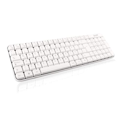 Kit Ghia GT4000 de Teclado y Mouse, Inalámbrico, Blanco