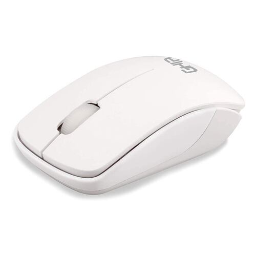 Kit Ghia GT4000 de Teclado y Mouse, Inalámbrico, Blanco