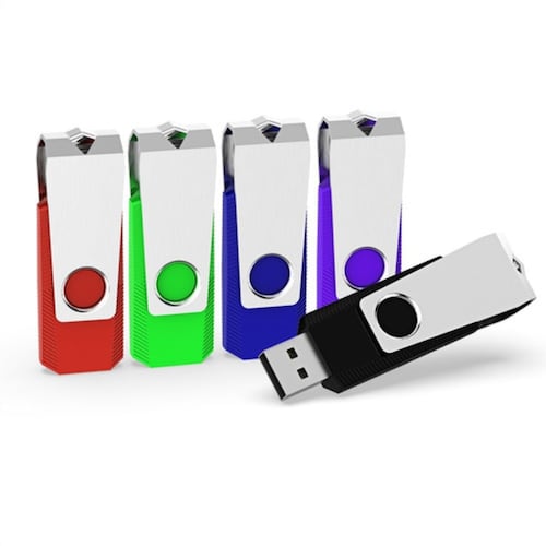 Memoria Usb 32gb 2.0 5 Piezas Colores