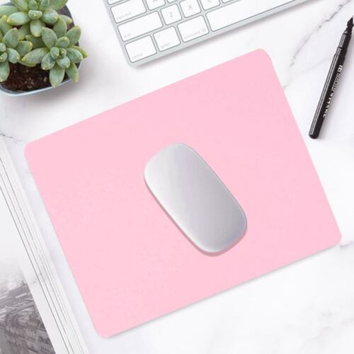 2pzs Mouse  240x200mm Mouse Almohadillas De Goma Rosa