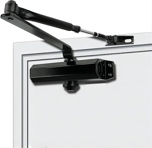 Cierra Puertas Hidráulico Aluminio Plateada De 45-85kg,negro