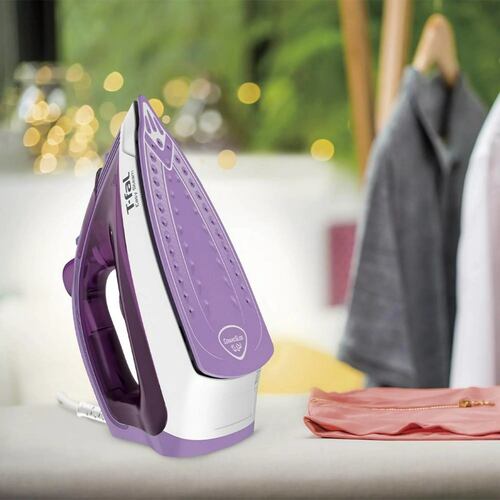 Plancha T-FAL Vapor suela cerámica 1200W FV1953 AntiCalc 100g/min