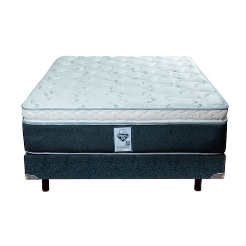 Colchón King Size Spring Air Gibson + Box + 2 Almohadas + Osito.