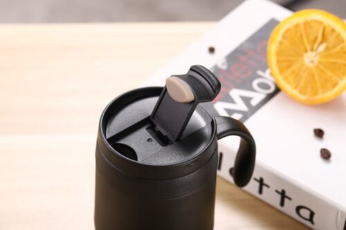 Termo De Acero Inoxidable Para Oficina, Para Café 500ml negro