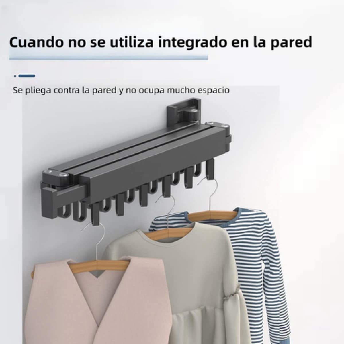Tendedero Para Colgar Ropa Tendedero Retráctil Pared Cuerda De