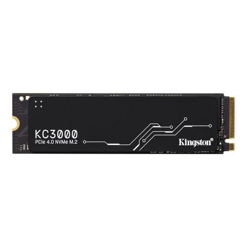 Unidad de Estado Sólido Kingston KC3000 de 512 GB, M2 2280, NVMe PCIe Gen 4X4, 7000/3900 MB/s.