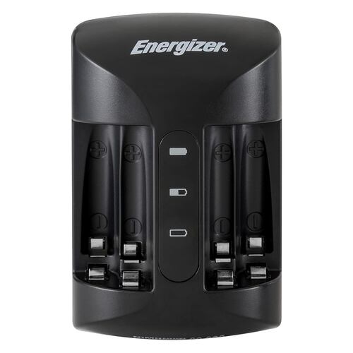 Cargador Pilas PRO Energizer Recargables + 2 AA 1300 mAh.