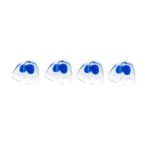 4 Par Talonera Espolón Plantillas Ortopédicas Gel Calcáneo AZUL