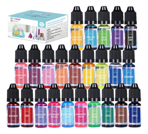 24 Colorantes Para Velas De 2 Gr. Solubles En Cera Y Aceite 
