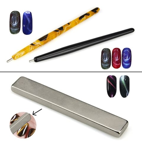 8pcs Iman Ojo De Gato De Uñas Art Set Manicura Pedicure Gel 