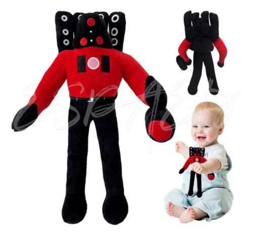 Peluche Speakerman Nuevo 30cm Espaed ROJO/NEGRO