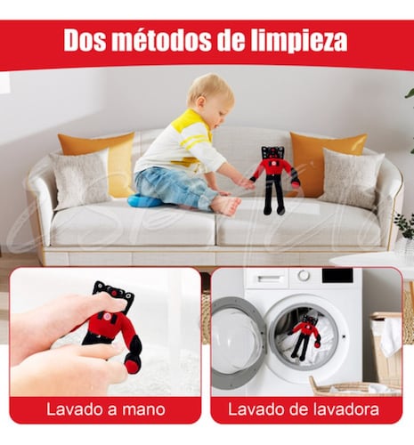 Peluche Speakerman Nuevo 30cm Espaed ROJO/NEGRO