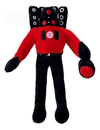 Peluche Speakerman Nuevo 30cm Espaed ROJO/NEGRO