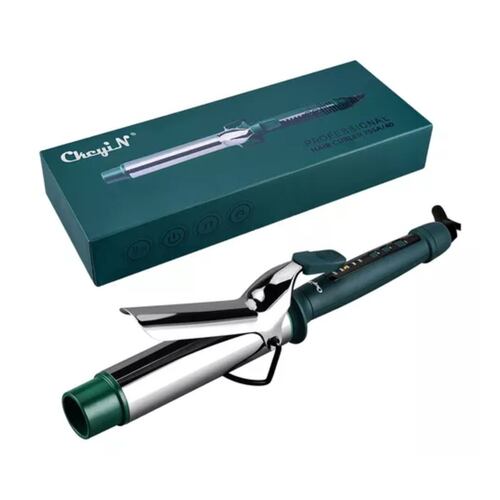 Rizadora De Cabello Cerámica 40mm Ferro Tenaza Pelo Verde Fuerte