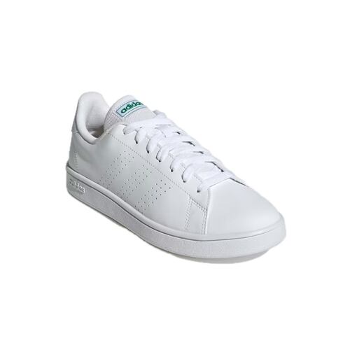 Tenis Adidas Advantage Base Court Blanco con Verde