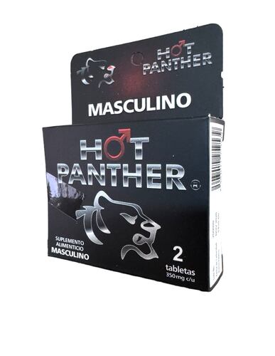 2 Pastillas Vigorizantes Hot Panther Ereccion Firme Retardante