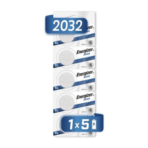 Pilas Baterías de Boton Energizer CR2032 3V Litio 5 Piezas.