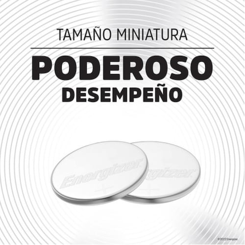 Pilas Baterías de Boton Energizer CR2032 3V Litio 5 Piezas.